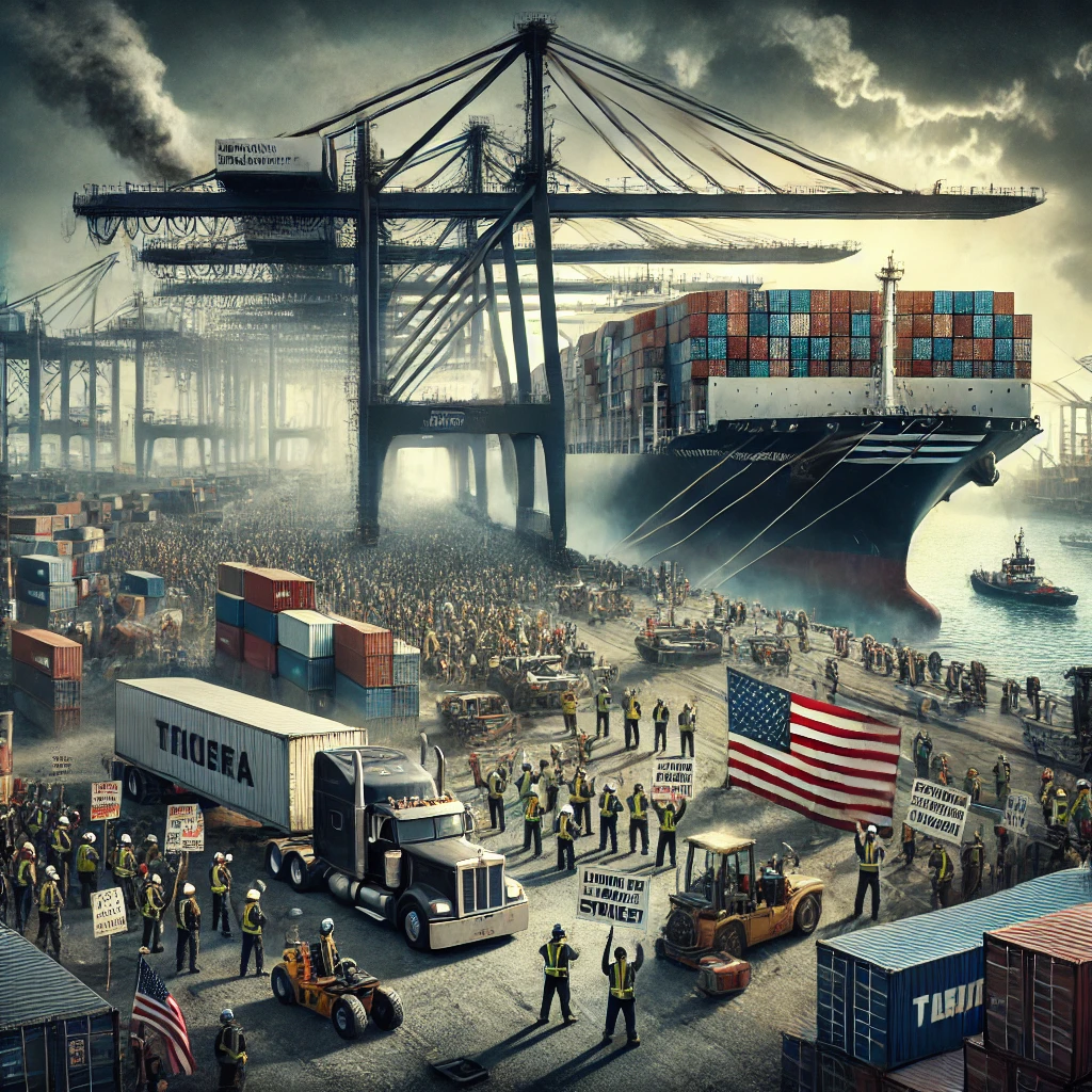 Grève des Ports Américains : Un Nouvel Enjeu Majeur pour le Transport Maritime Mondial