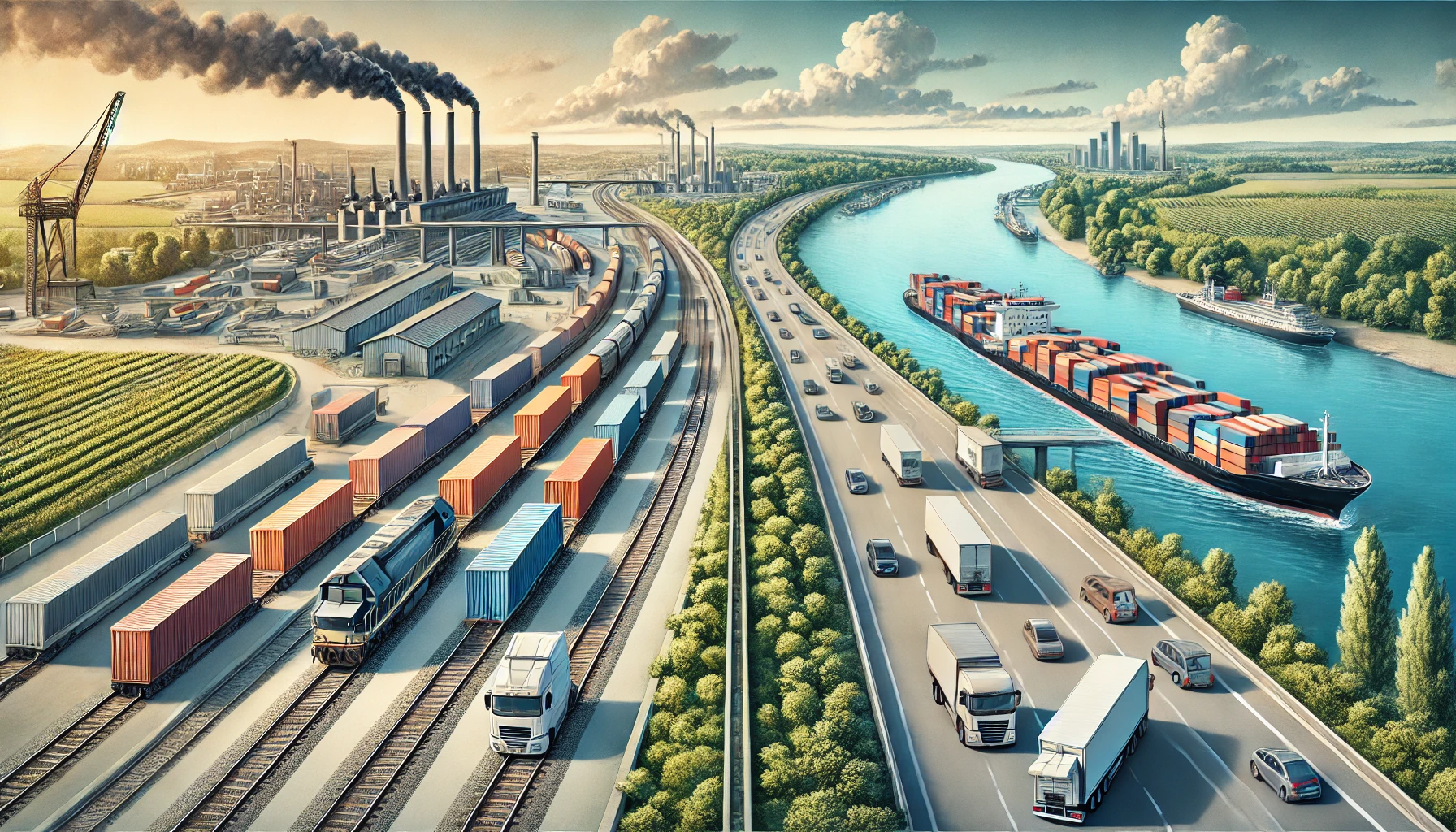 Transport Intermodal vs Transport Routier : Corridor Le Havre-Paris ...
