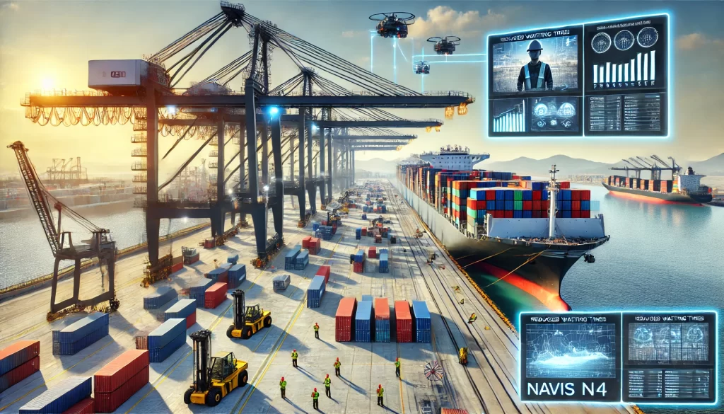 Navis N4 : Système d’Exploitation Portuaire – Réduction des Temps d’Attente des Navires et Amélioration de l’Efficacité chez TEAGTL